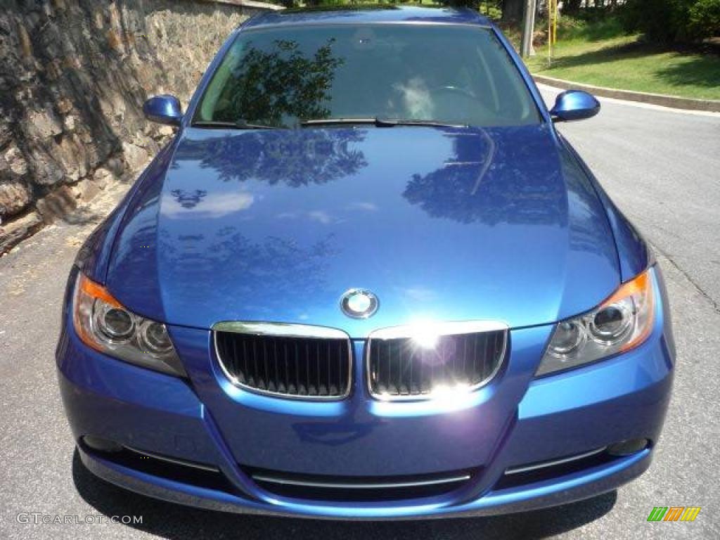 2007 3 Series 335i Sedan - Montego Blue Metallic / Black photo #5
