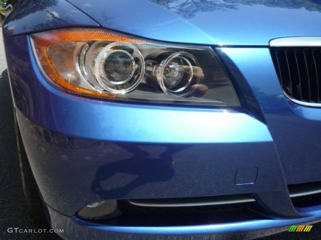 2007 3 Series 335i Sedan - Montego Blue Metallic / Black photo #13