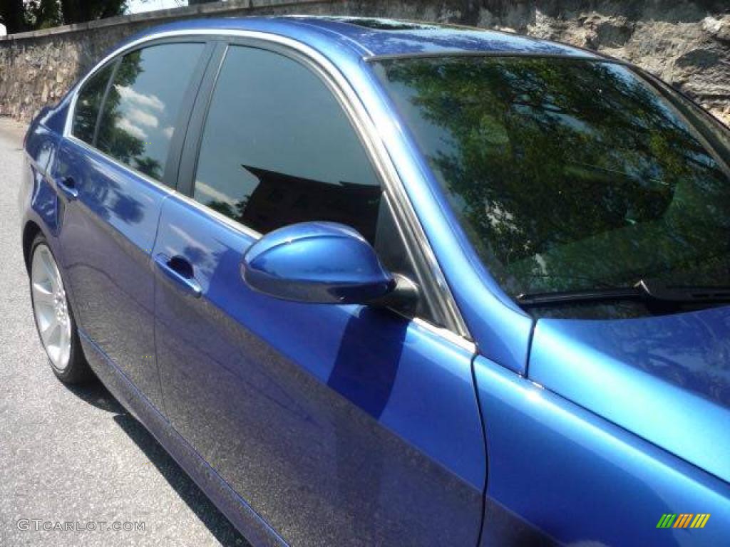 2007 3 Series 335i Sedan - Montego Blue Metallic / Black photo #15