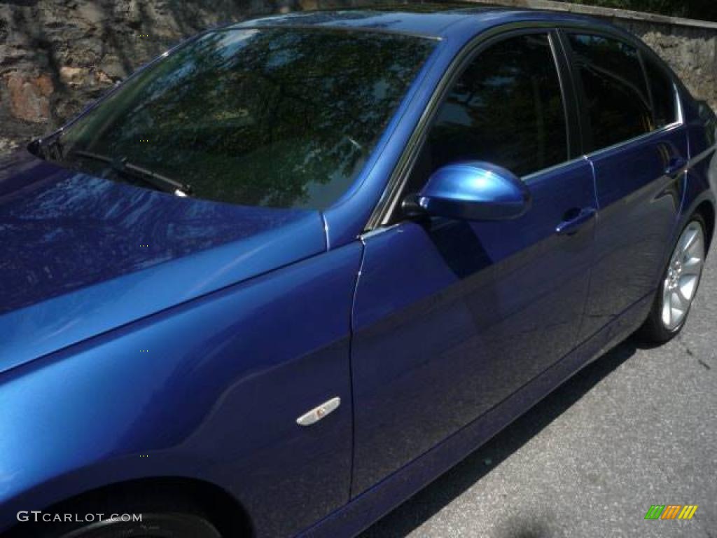 2007 3 Series 335i Sedan - Montego Blue Metallic / Black photo #16