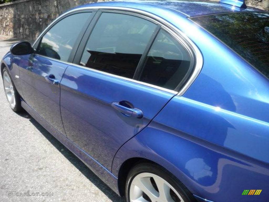 2007 3 Series 335i Sedan - Montego Blue Metallic / Black photo #17