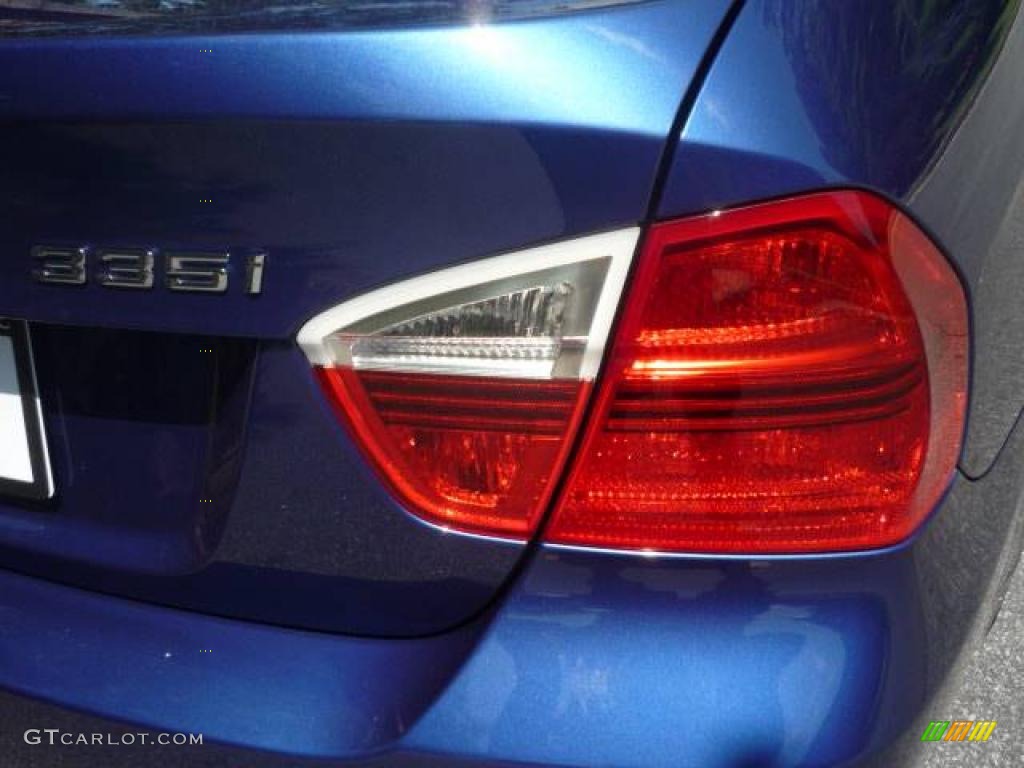 2007 3 Series 335i Sedan - Montego Blue Metallic / Black photo #24