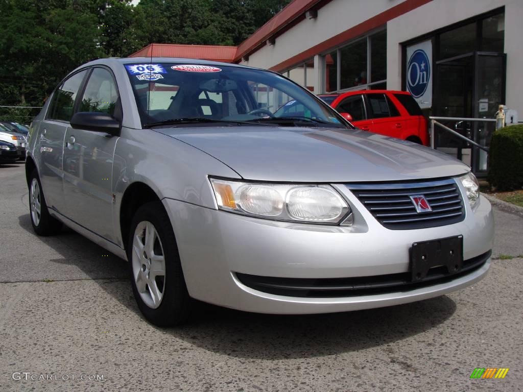 2006 ION 2 Sedan - Silver Nickel / Gray photo #3