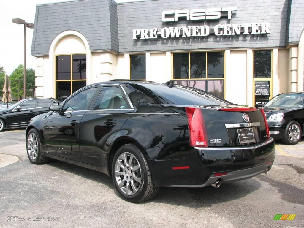 2009 CTS Sedan - Black Raven / Ebony photo #5
