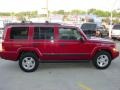 2006 Inferno Red Pearl Jeep Commander 4x4  photo #2