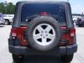 2009 Red Rock Crystal Pearl Coat Jeep Wrangler X 4x4  photo #7