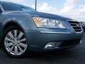 2009 Medium Silver Blue Hyundai Sonata Limited V6  photo #2