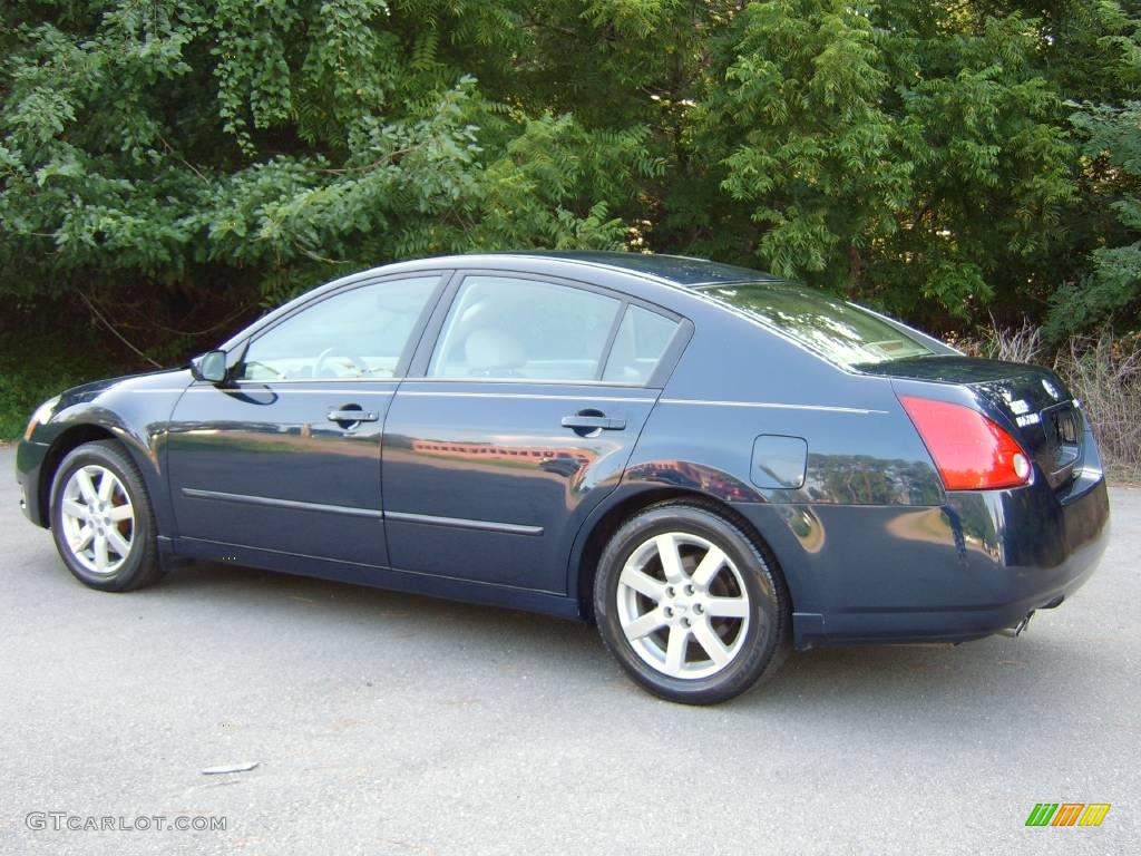 2004 Nissan maxima dark blue #9