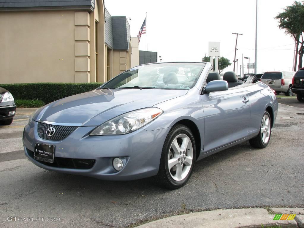 2006 Solara SLE V6 Convertible - Cosmic Blue Metallic / Dark Stone photo #3