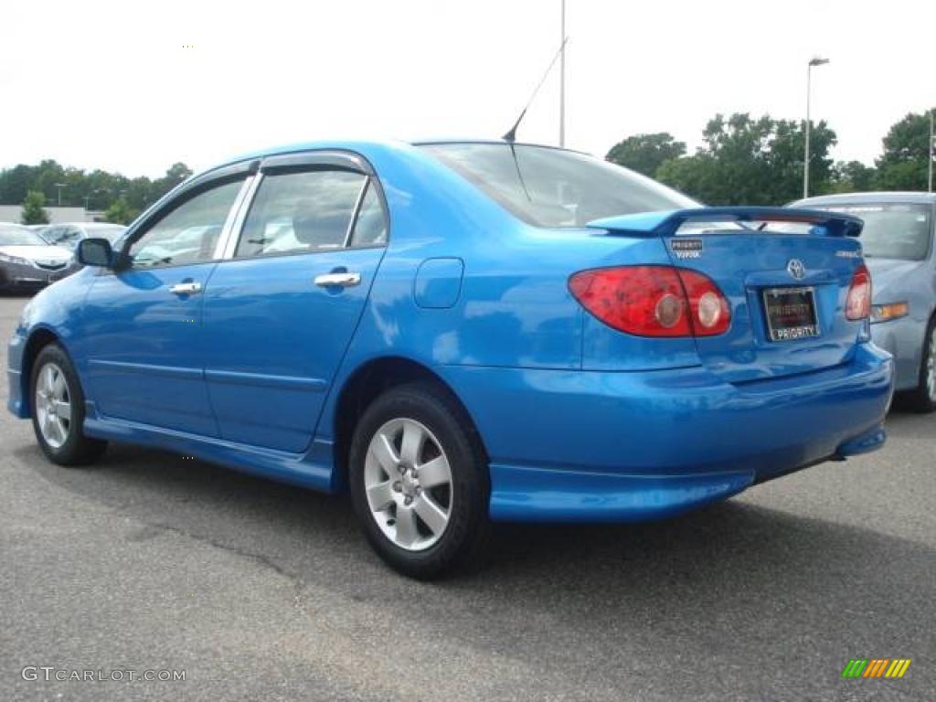 2007 Corolla S - Speedway Blue Metallic / Dark Charcoal photo #4