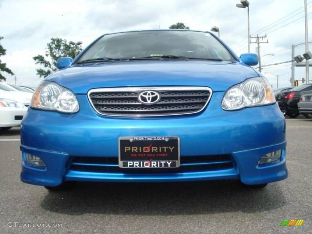 2007 Corolla S - Speedway Blue Metallic / Dark Charcoal photo #8