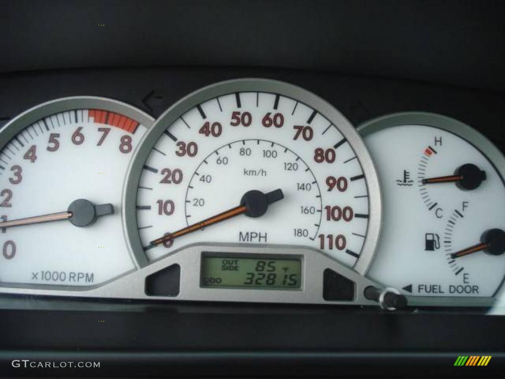 2007 Toyota Corolla S Gauges Photo #14910185