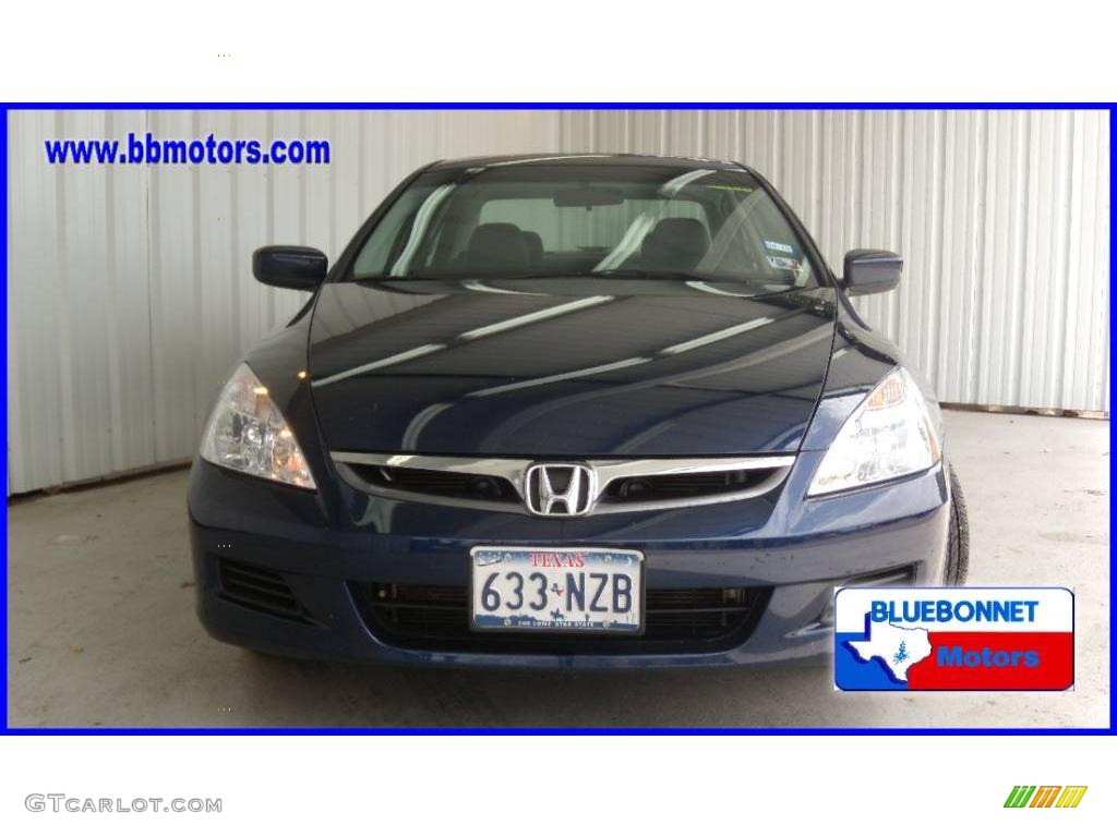 2006 Accord EX-L Sedan - Royal Blue Pearl / Black photo #2