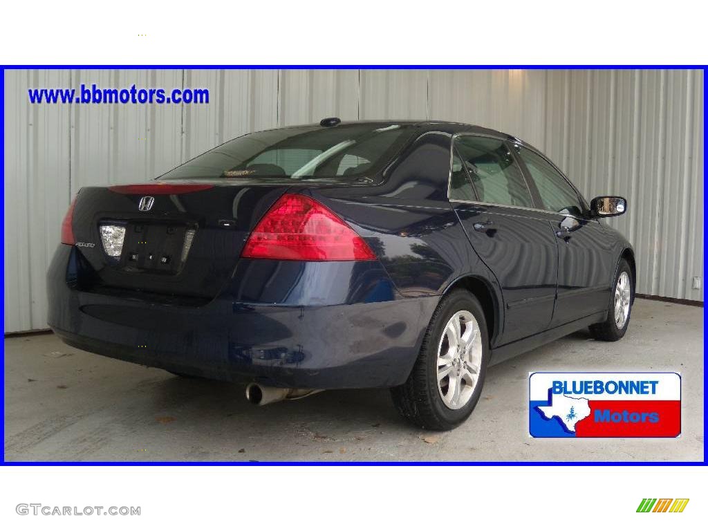 2006 Accord EX-L Sedan - Royal Blue Pearl / Black photo #3