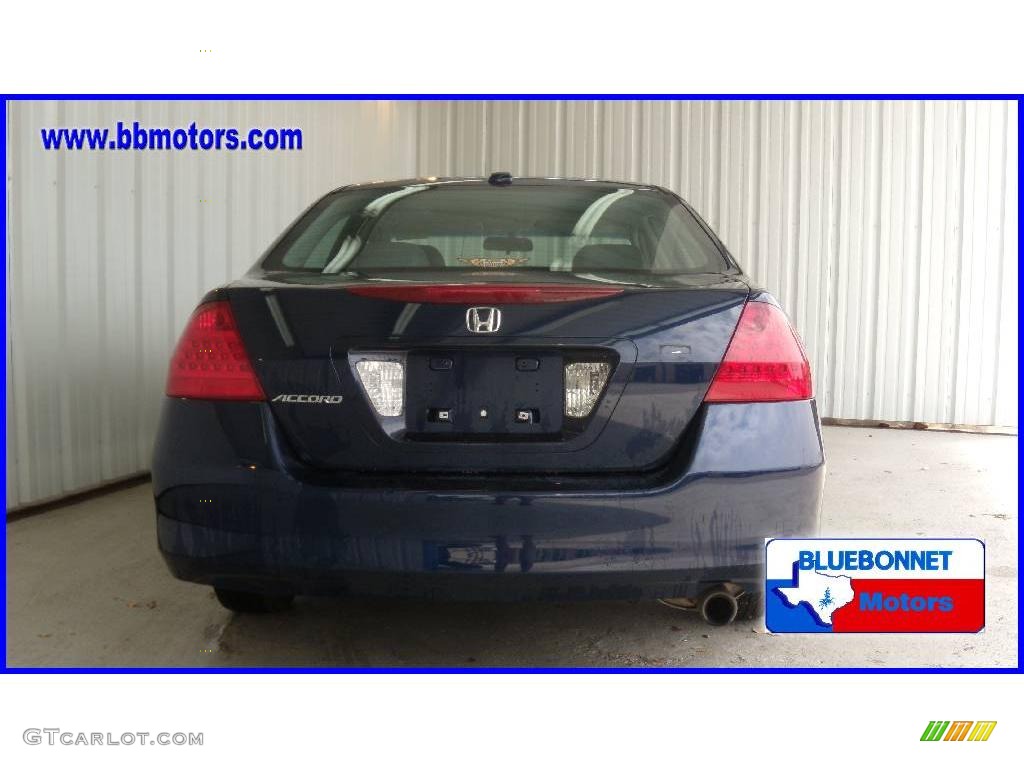 2006 Accord EX-L Sedan - Royal Blue Pearl / Black photo #4