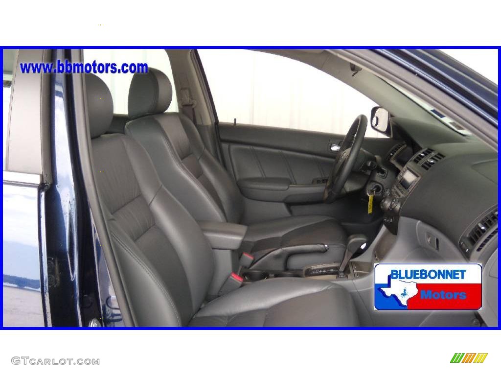 2006 Accord EX-L Sedan - Royal Blue Pearl / Black photo #9