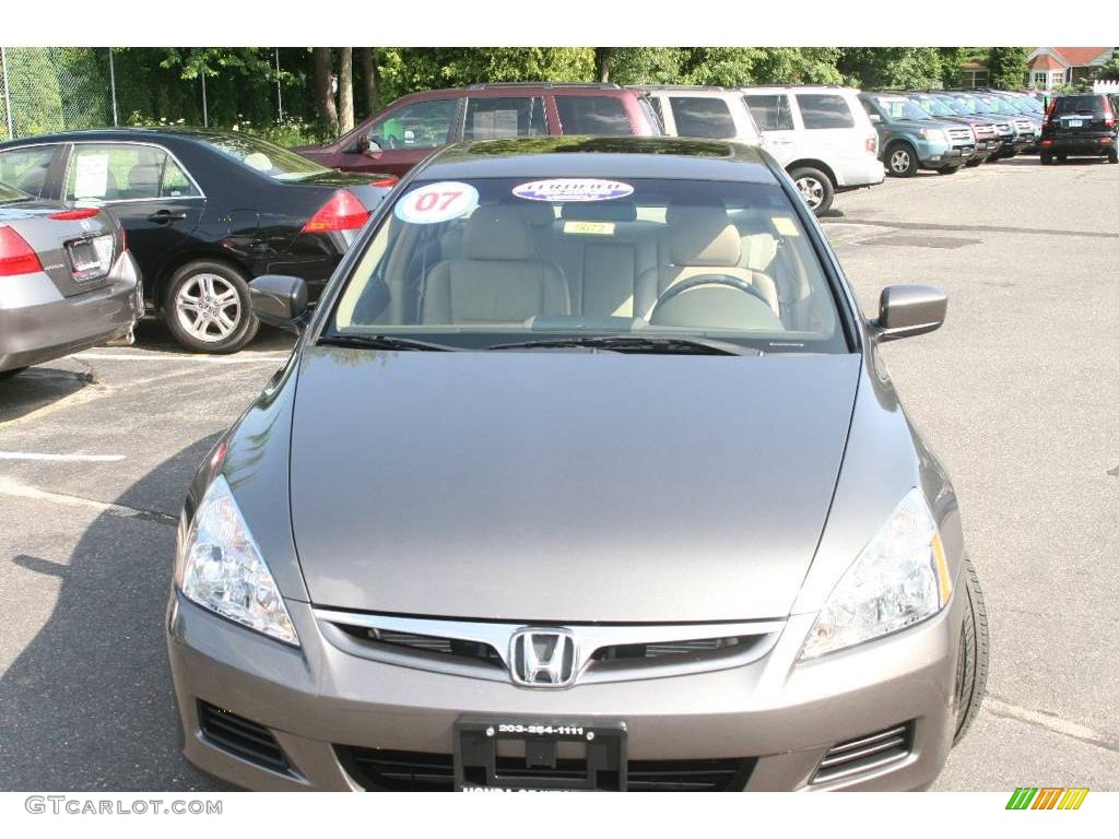 2007 Accord EX Sedan - Carbon Bronze Pearl / Ivory photo #2