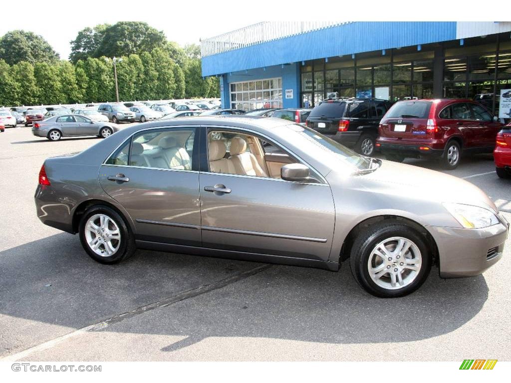 2007 Accord EX Sedan - Carbon Bronze Pearl / Ivory photo #4