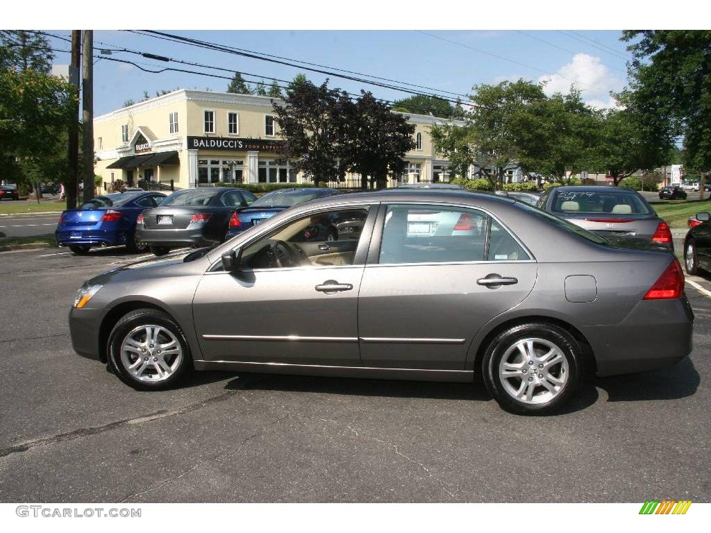 2007 Accord EX Sedan - Carbon Bronze Pearl / Ivory photo #9