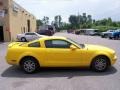 2005 Screaming Yellow Ford Mustang V6 Deluxe Coupe  photo #10