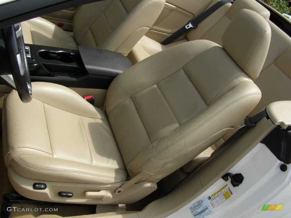 2007 Mustang V6 Deluxe Convertible - Performance White / Medium Parchment photo #10