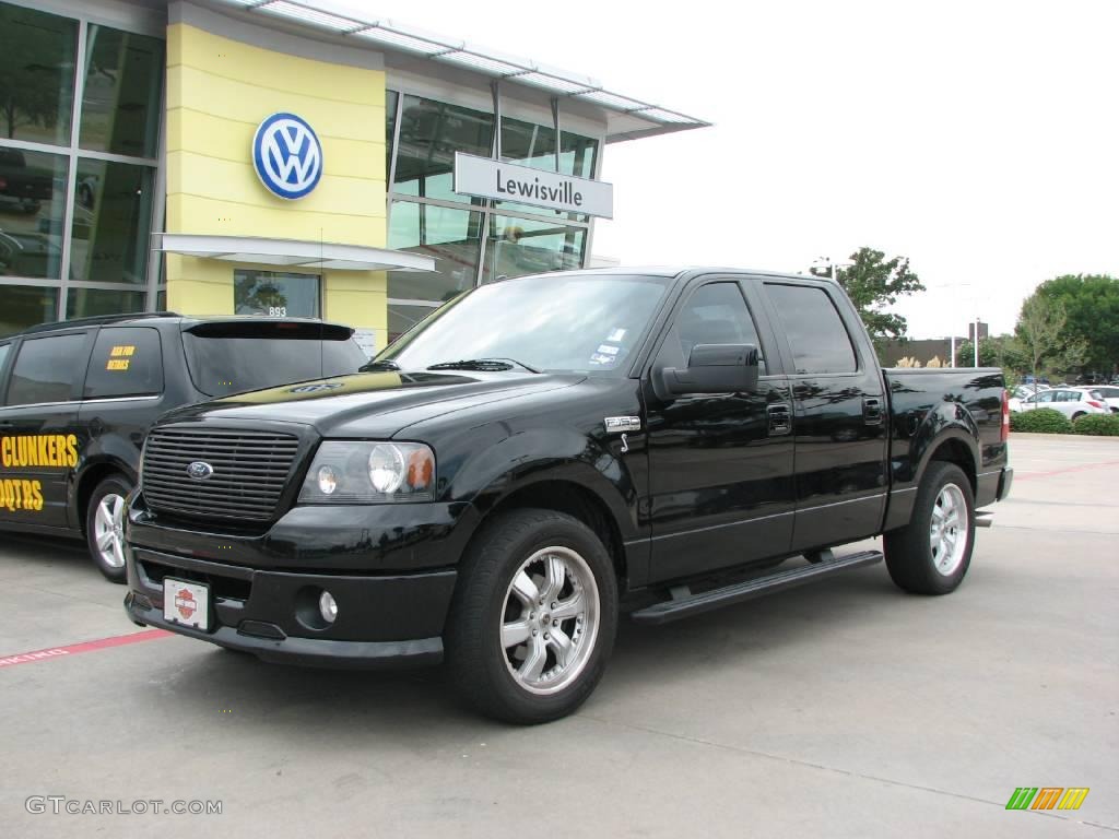 2008 F150 Sport SuperCrew - Black / Black photo #1