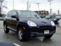 2004 Lapis Blue Metallic Porsche Cayenne Turbo  photo #3