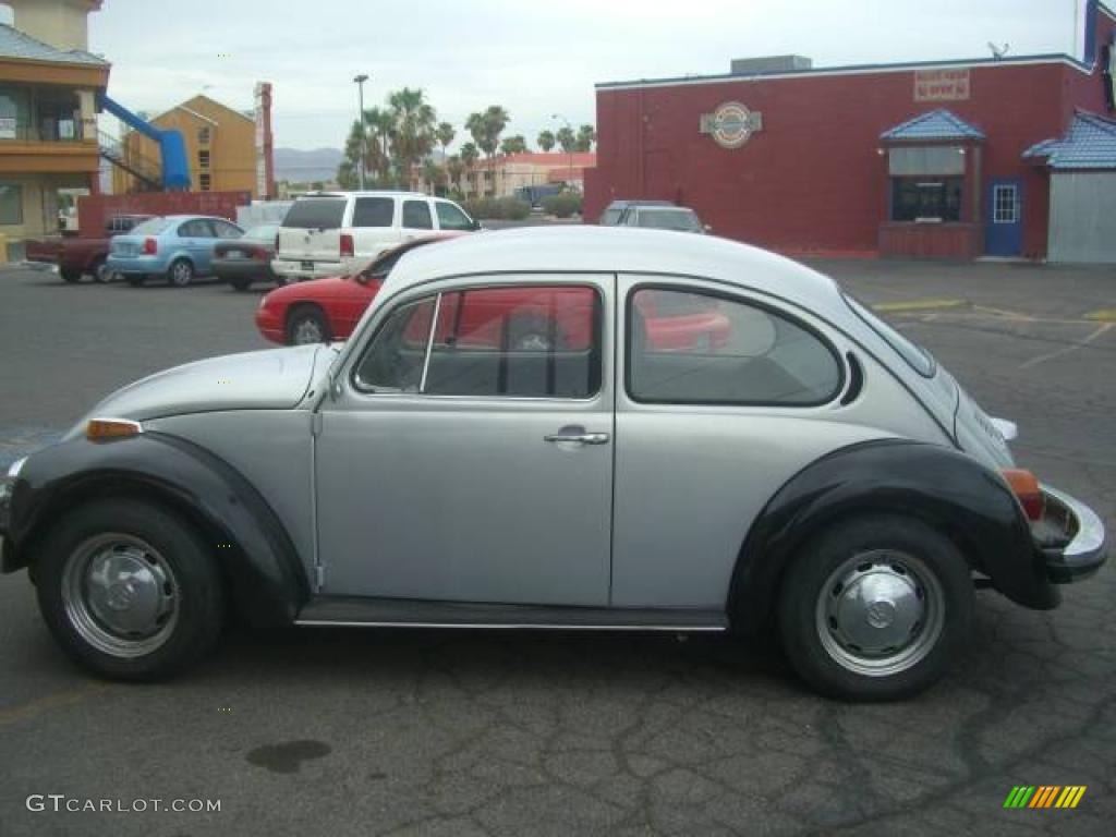 Silver Volkswagen Beetle
