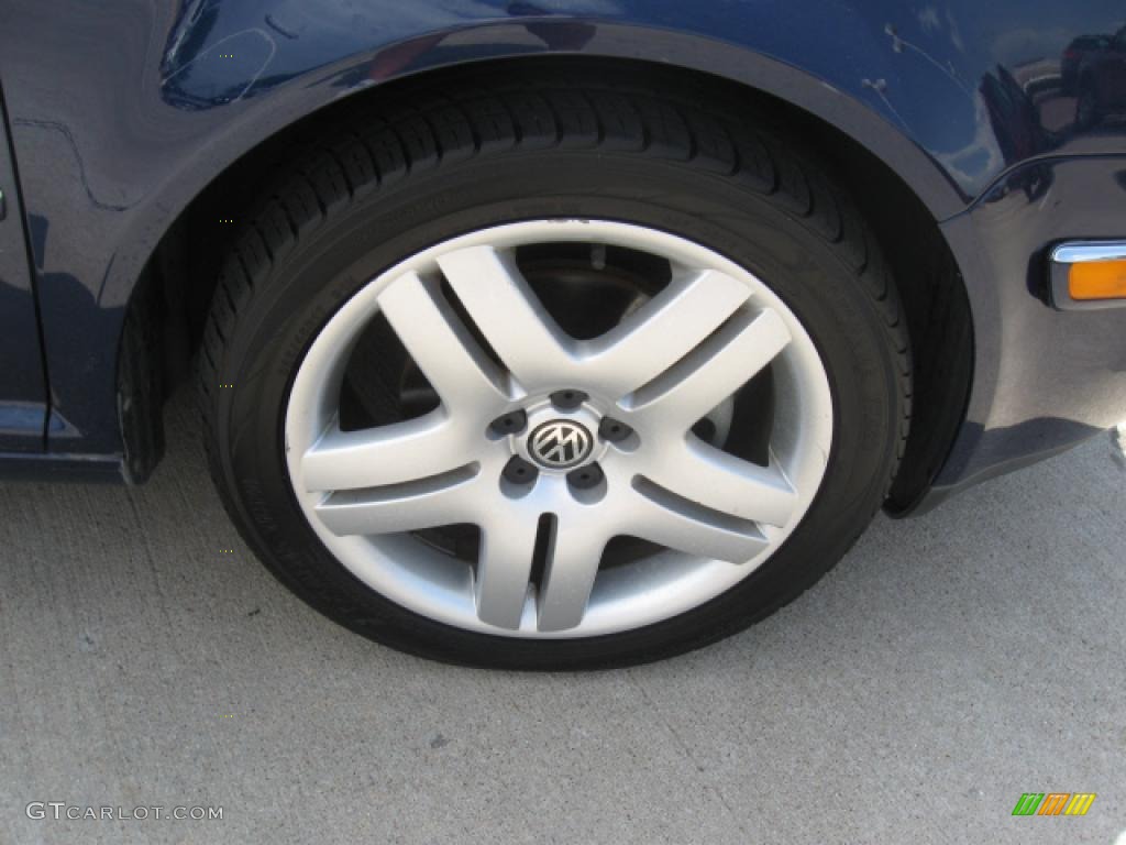 2004 Jetta GLS 1.8T Sedan - Galactic Blue Metallic / Grey photo #2