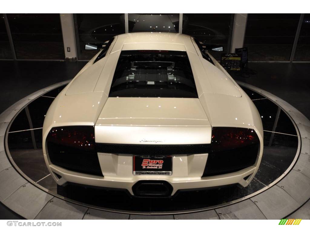 2008 Murcielago LP640 Coupe - Bianco Isis (Pearl White) / Nero Perseus photo #16