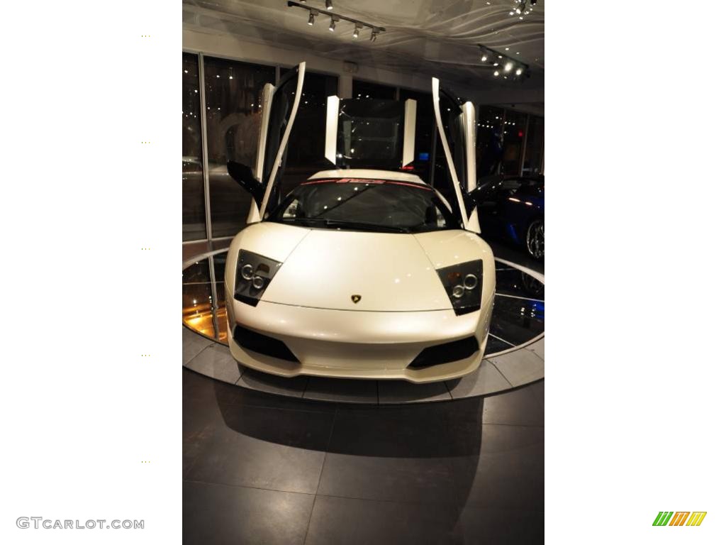 2008 Murcielago LP640 Coupe - Bianco Isis (Pearl White) / Nero Perseus photo #37