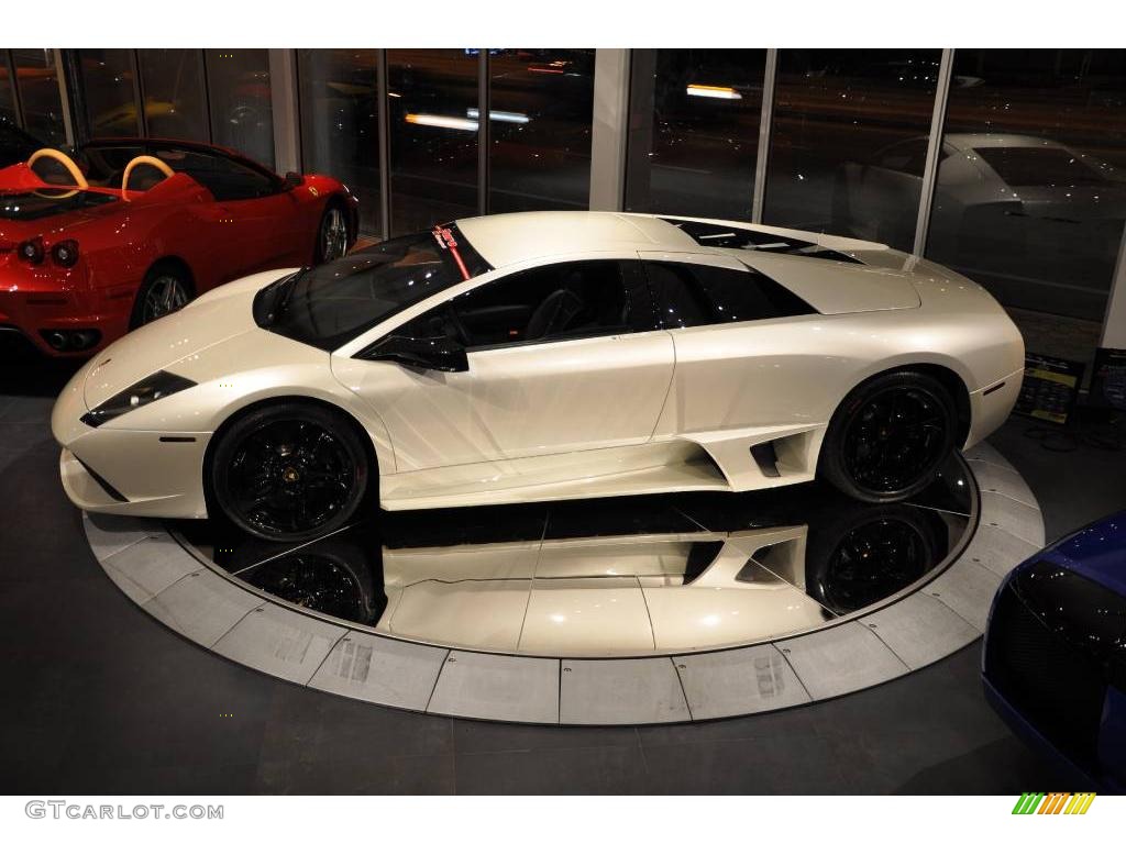 2008 Murcielago LP640 Coupe - Bianco Isis (Pearl White) / Nero Perseus photo #38