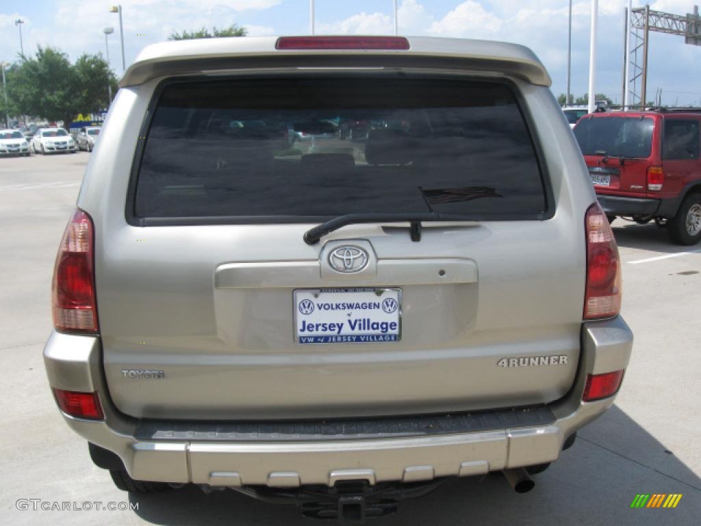 2004 4Runner Limited - Dorado Gold Pearl / Taupe photo #8