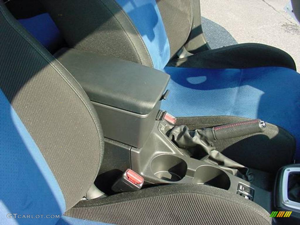 2007 Impreza WRX STi - Satin White Pearl / Blue Alcantara photo #9