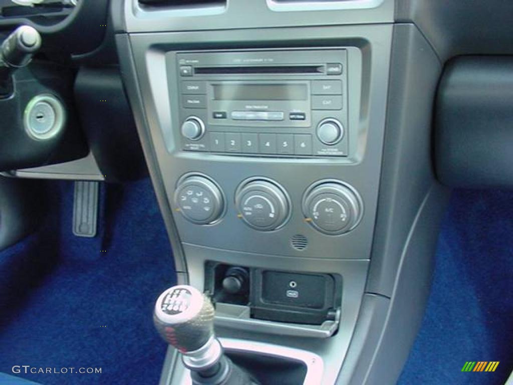 2007 Impreza WRX STi - Satin White Pearl / Blue Alcantara photo #10