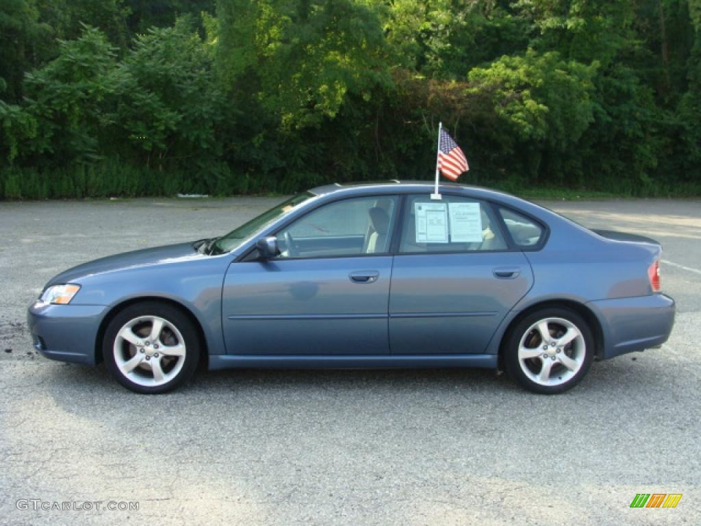 2006 Legacy 2.5i Special Edition Sedan - Atlantic Blue Pearl / Taupe photo #2