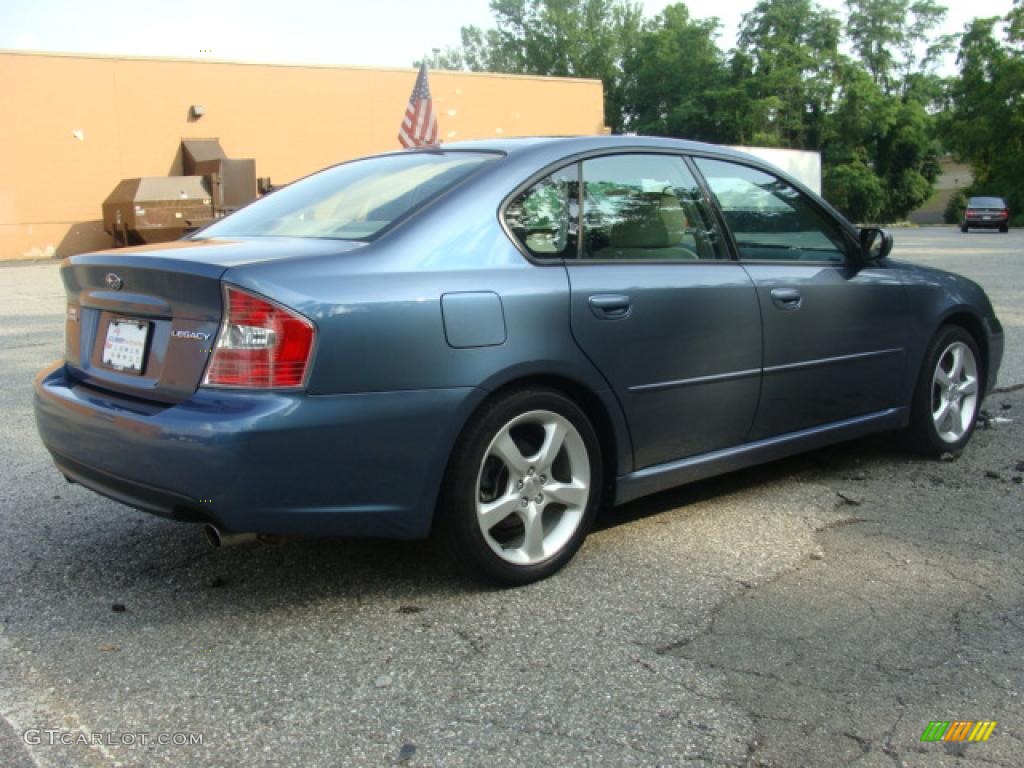 2006 Legacy 2.5i Special Edition Sedan - Atlantic Blue Pearl / Taupe photo #5