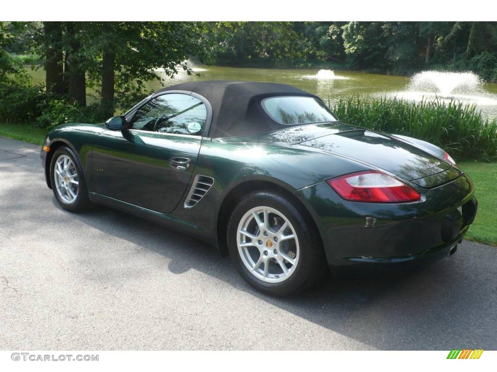 2006 Boxster  - Forest Green Metallic / Black photo #4