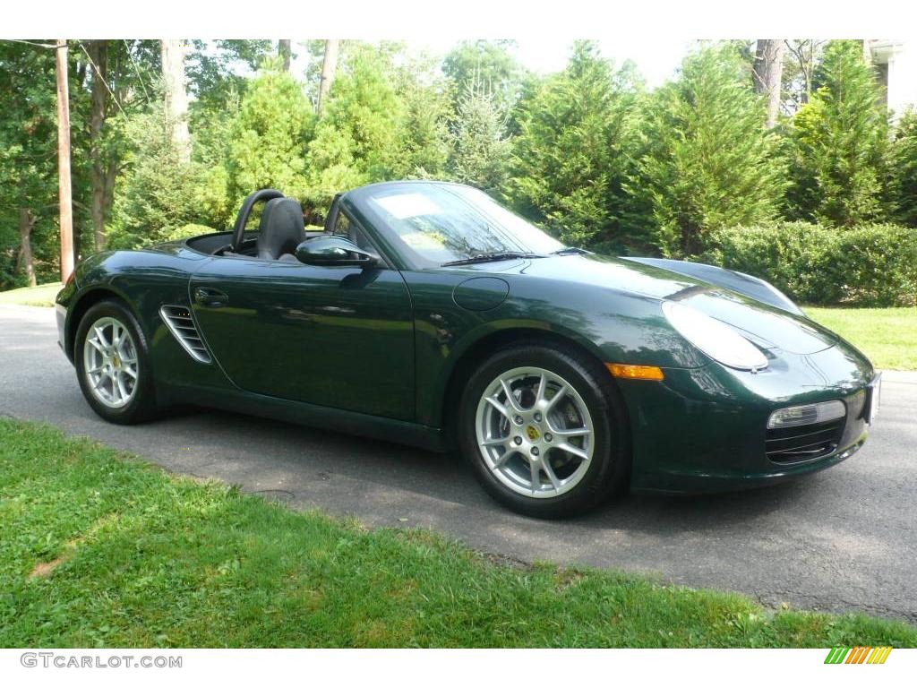 2006 Boxster  - Forest Green Metallic / Black photo #9