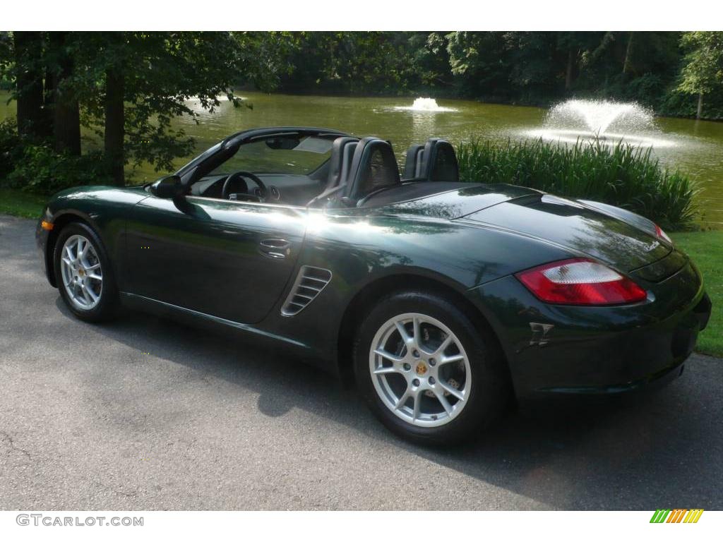 2006 Boxster  - Forest Green Metallic / Black photo #10