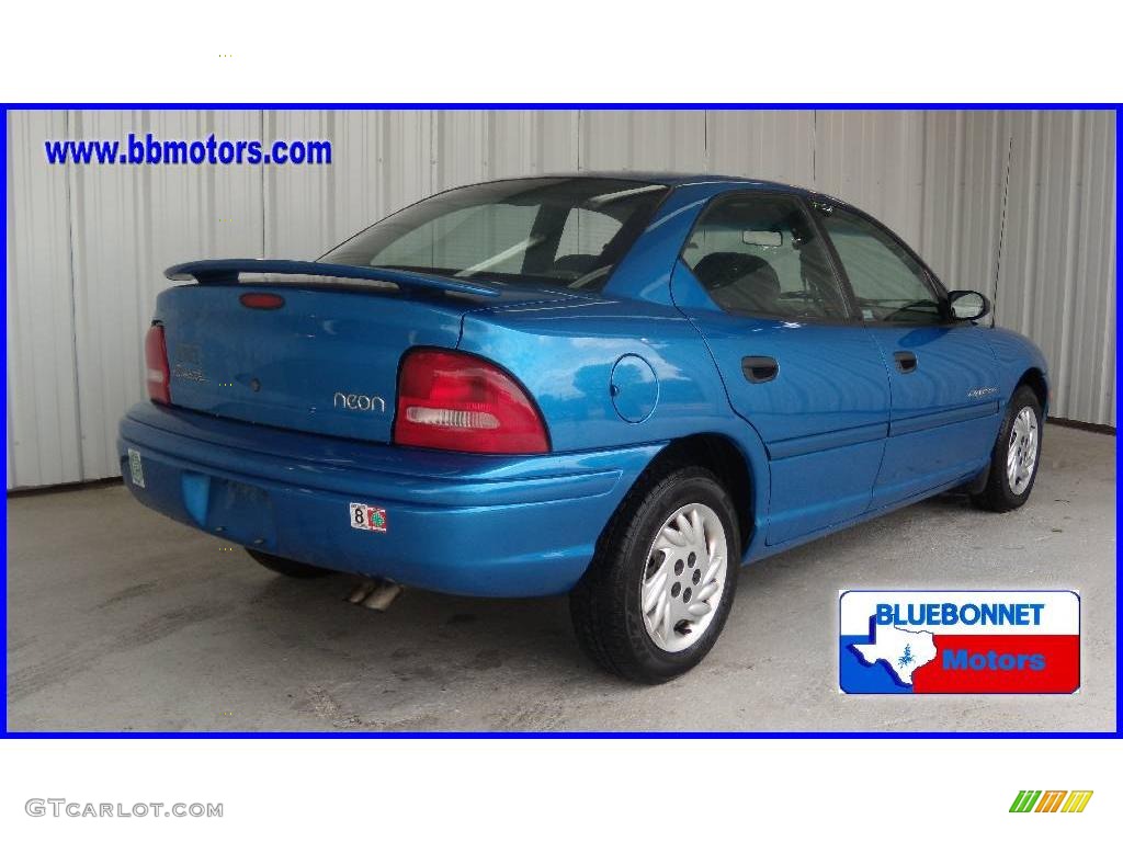 1998 Neon Highline Sedan - Intense Blue Pearl / Agate photo #3