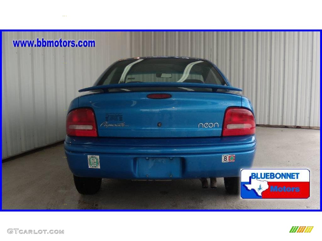 1998 Neon Highline Sedan - Intense Blue Pearl / Agate photo #4