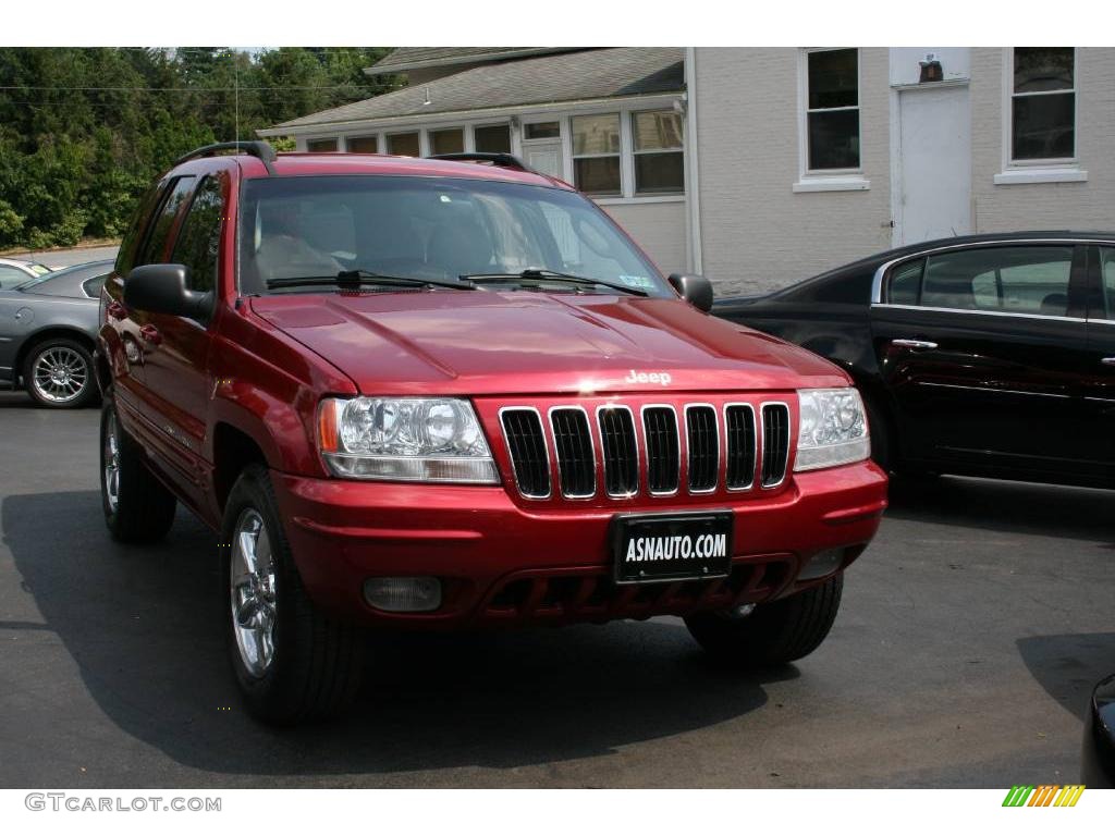 Inferno Red Tinted Pearlcoat Jeep Grand Cherokee