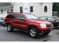 2002 Inferno Red Tinted Pearlcoat Jeep Grand Cherokee Limited 4x4  photo #4