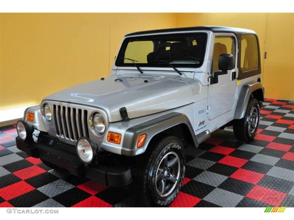 2004 Wrangler Columbia Edition 4x4 - Bright Silver Metallic / Dark Slate Gray photo #3