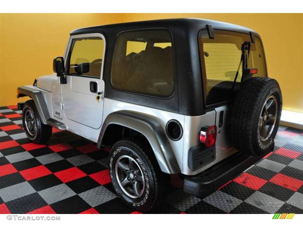 2004 Wrangler Columbia Edition 4x4 - Bright Silver Metallic / Dark Slate Gray photo #4