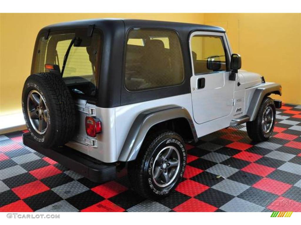 2004 Wrangler Columbia Edition 4x4 - Bright Silver Metallic / Dark Slate Gray photo #6