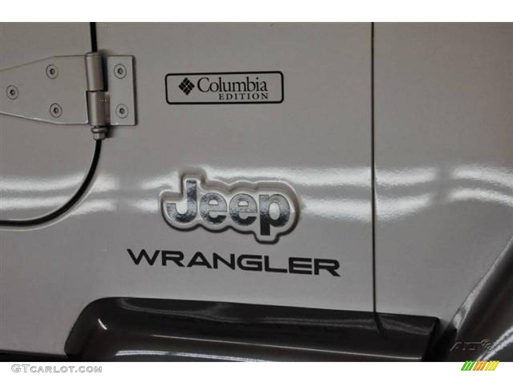 2004 Wrangler Columbia Edition 4x4 - Bright Silver Metallic / Dark Slate Gray photo #14