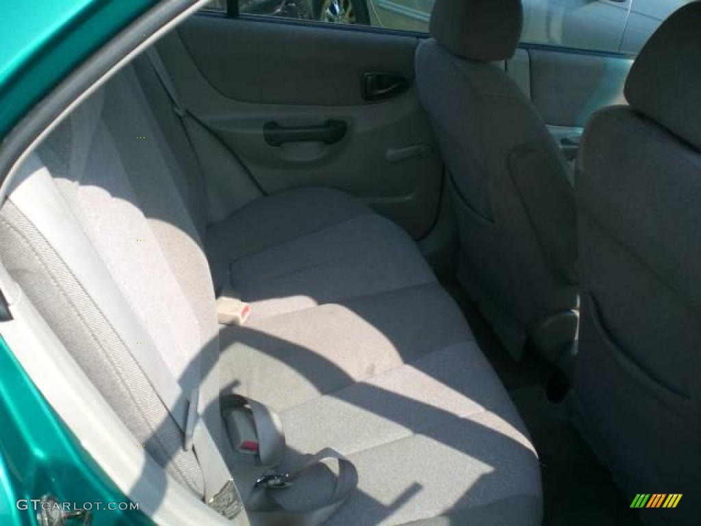 2000 Accent GL Sedan - Jade Green / Beige photo #6