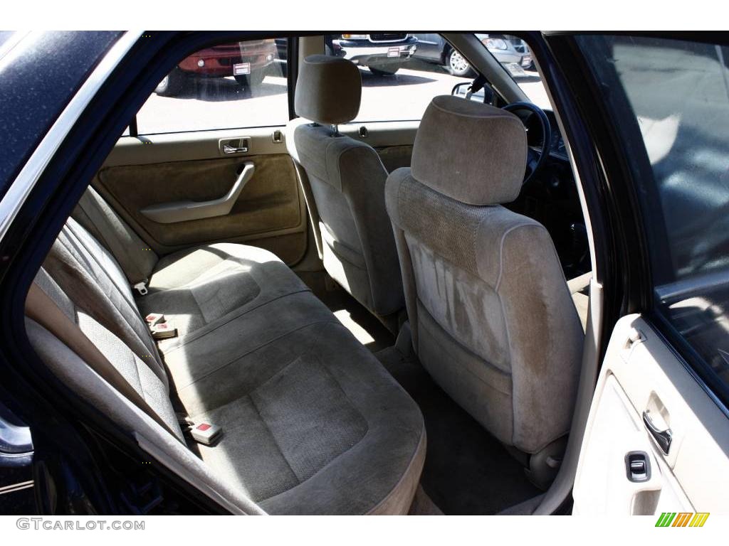 1991 Accord EX Sedan - Granada Black Pearl / Beige photo #11